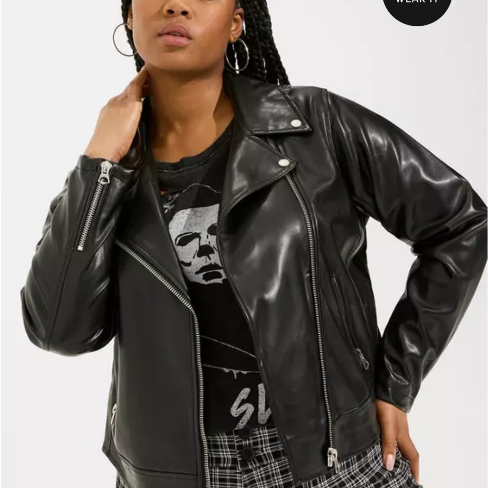 Women's Black Leather Jacket